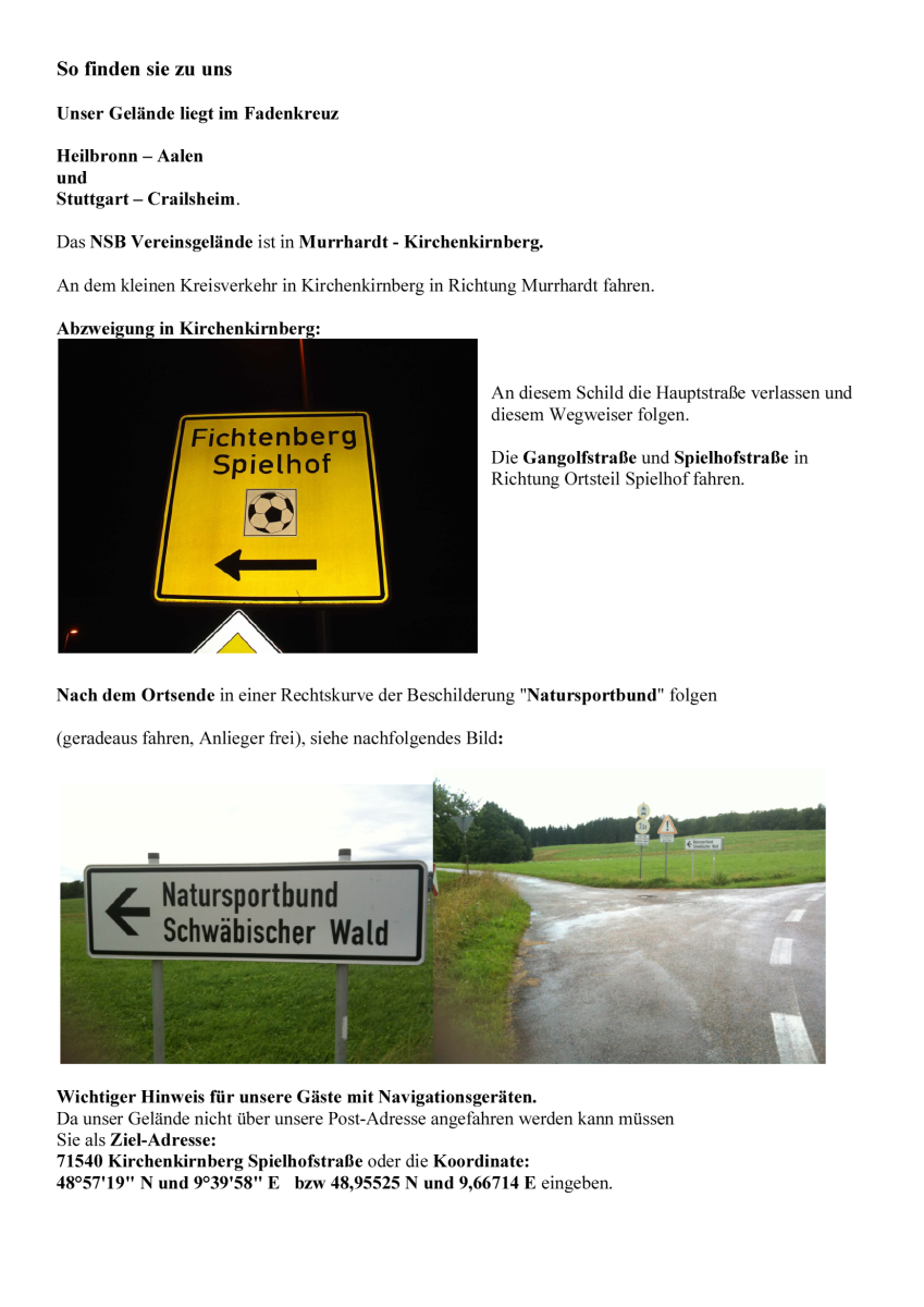 So finden Sie zu uns