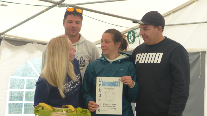 Siegerehrung Volleyballturnier 2019