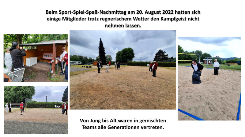 Sport, Spiel, Spaß